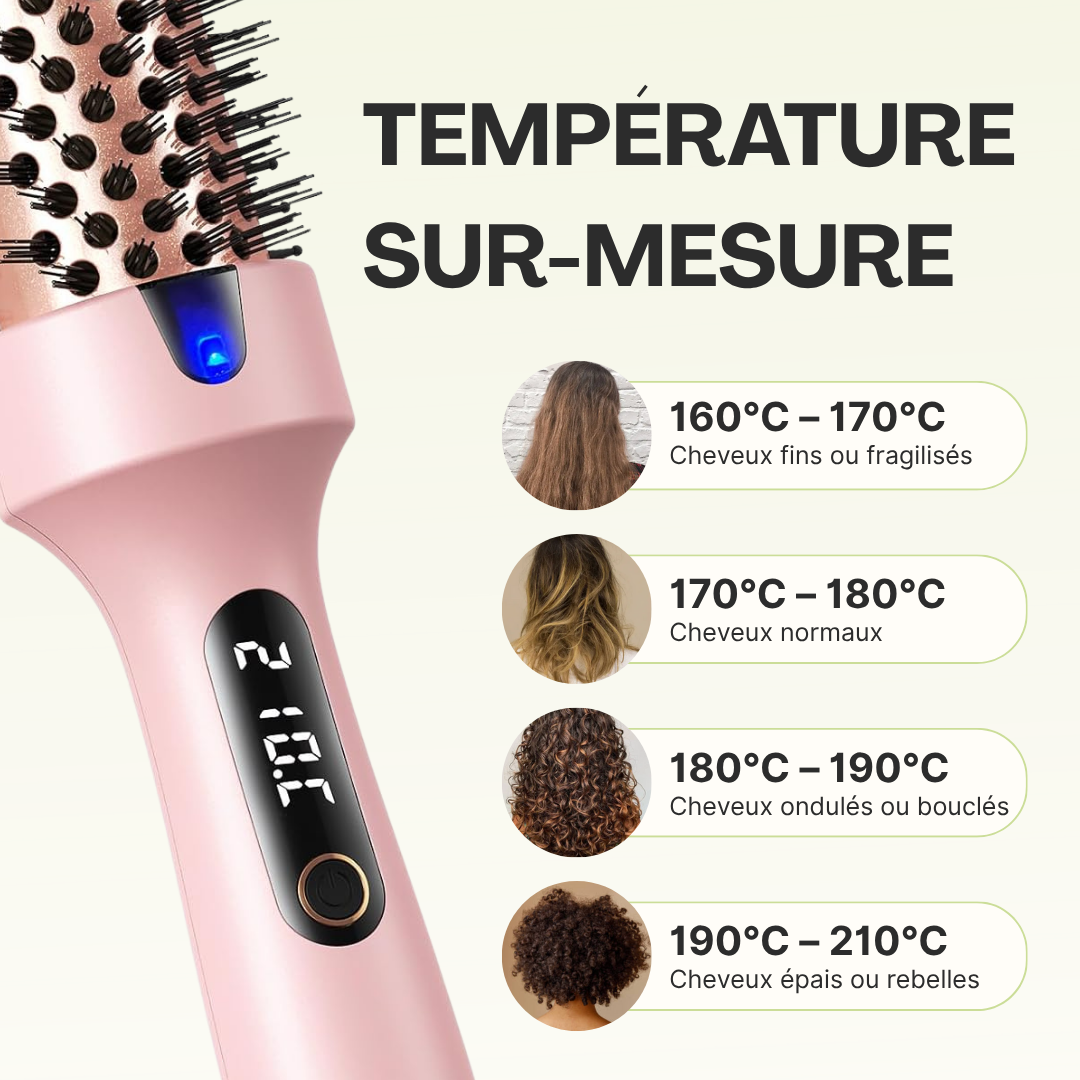 § modes de température sur mesure pour tous types de cheveux