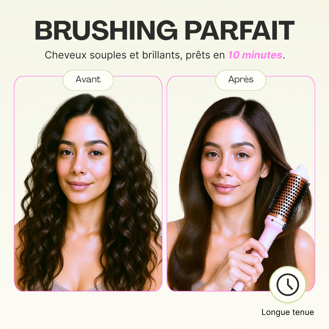 Cheveux soules et brillants, prêts en 10 min