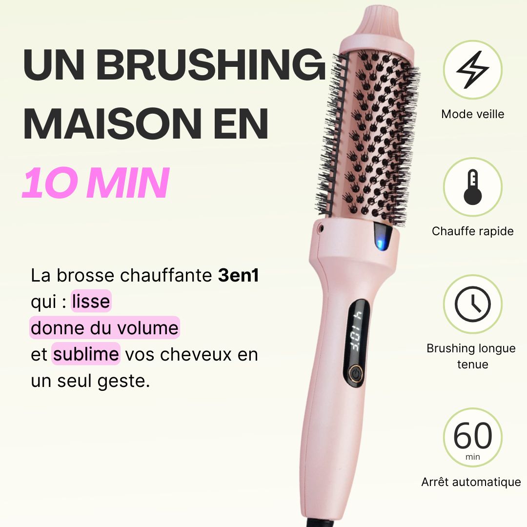 Brosse Chauffante Céramique Ionique