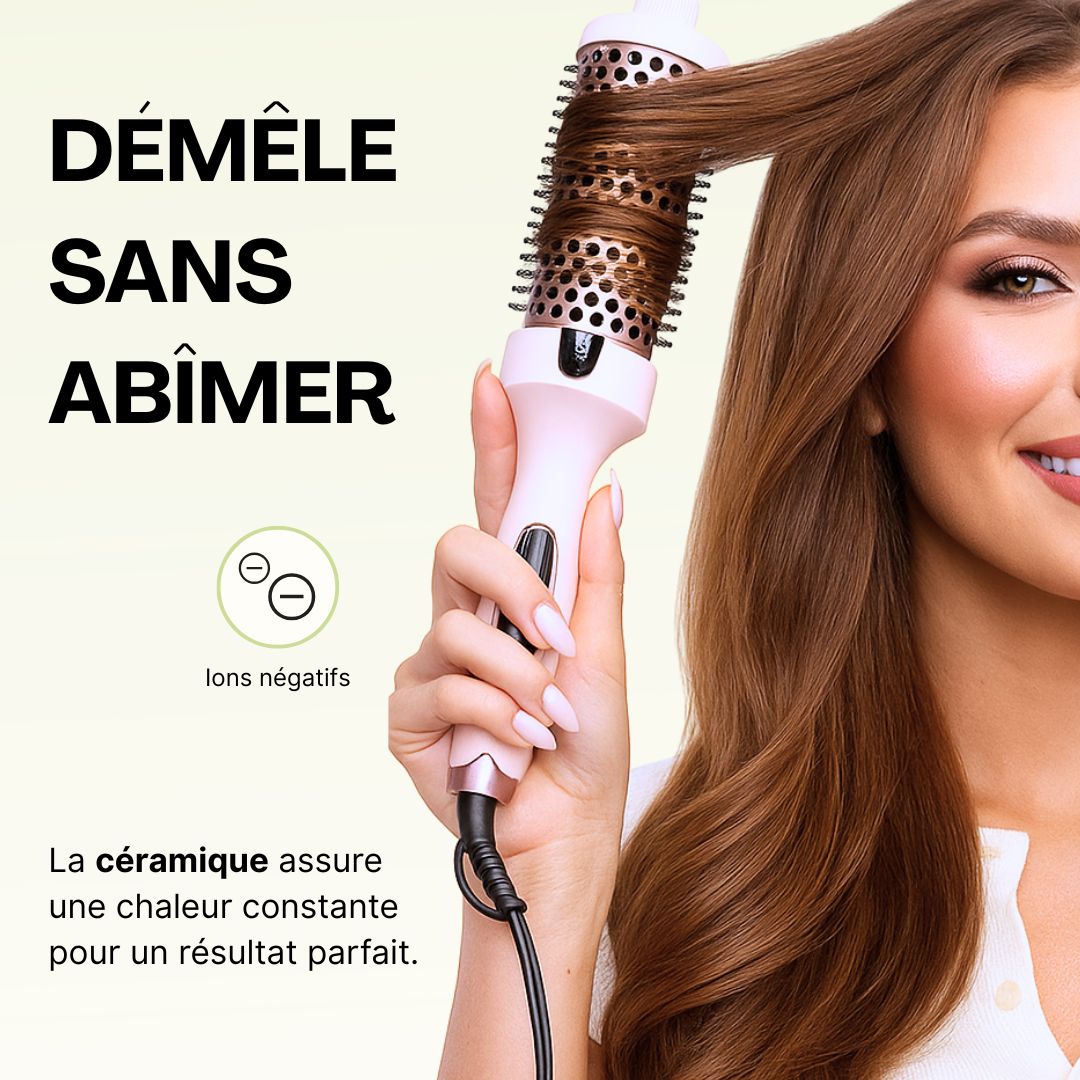 Brosse Chauffante Céramique Ionique