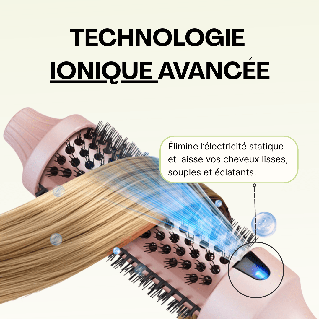 Brosse Chauffante céramique Ionique - Yumiko Hair