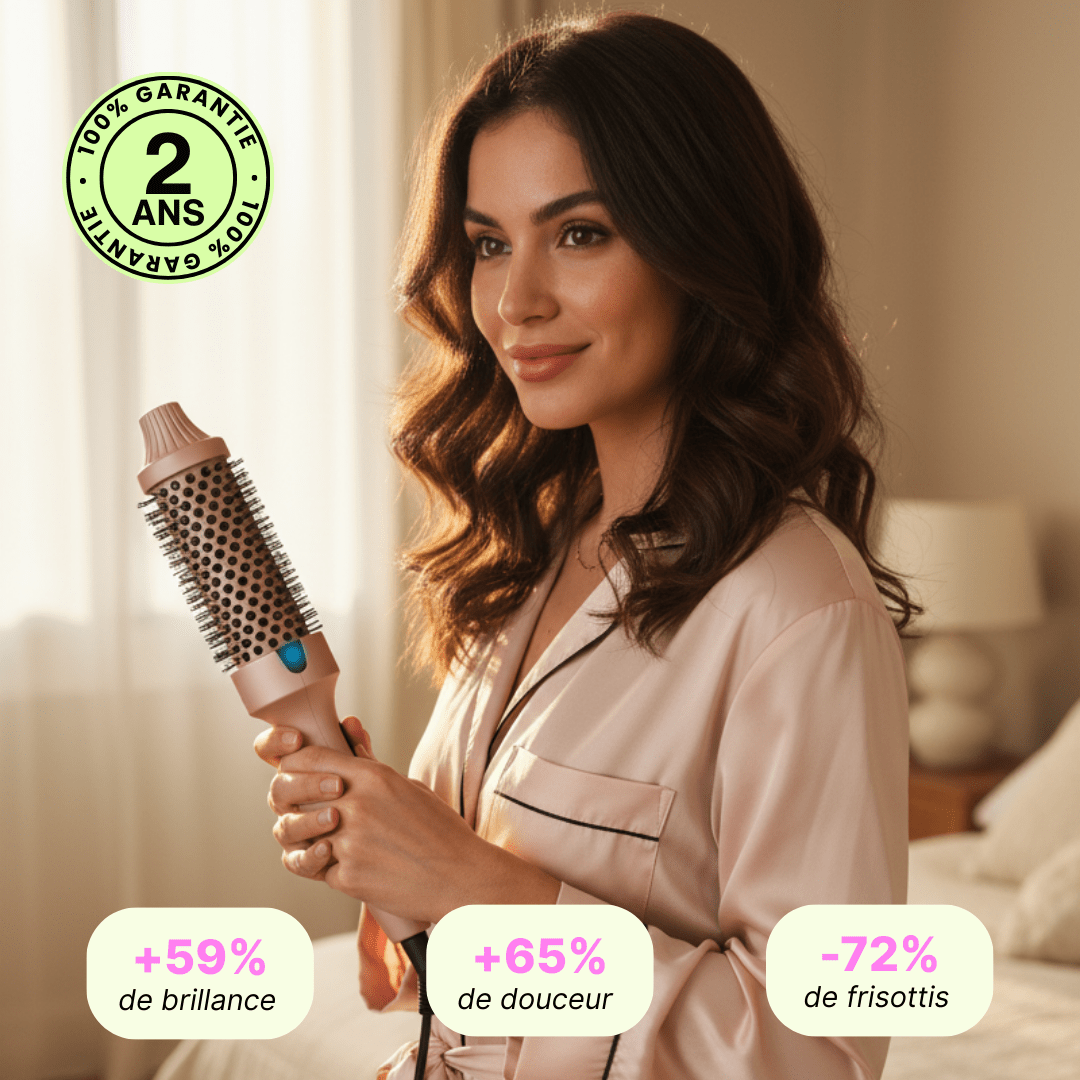 Brosse Chauffante céramique Ionique - Yumiko Hair