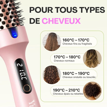 Brosse Chauffante Ionique - Yumiko Hair