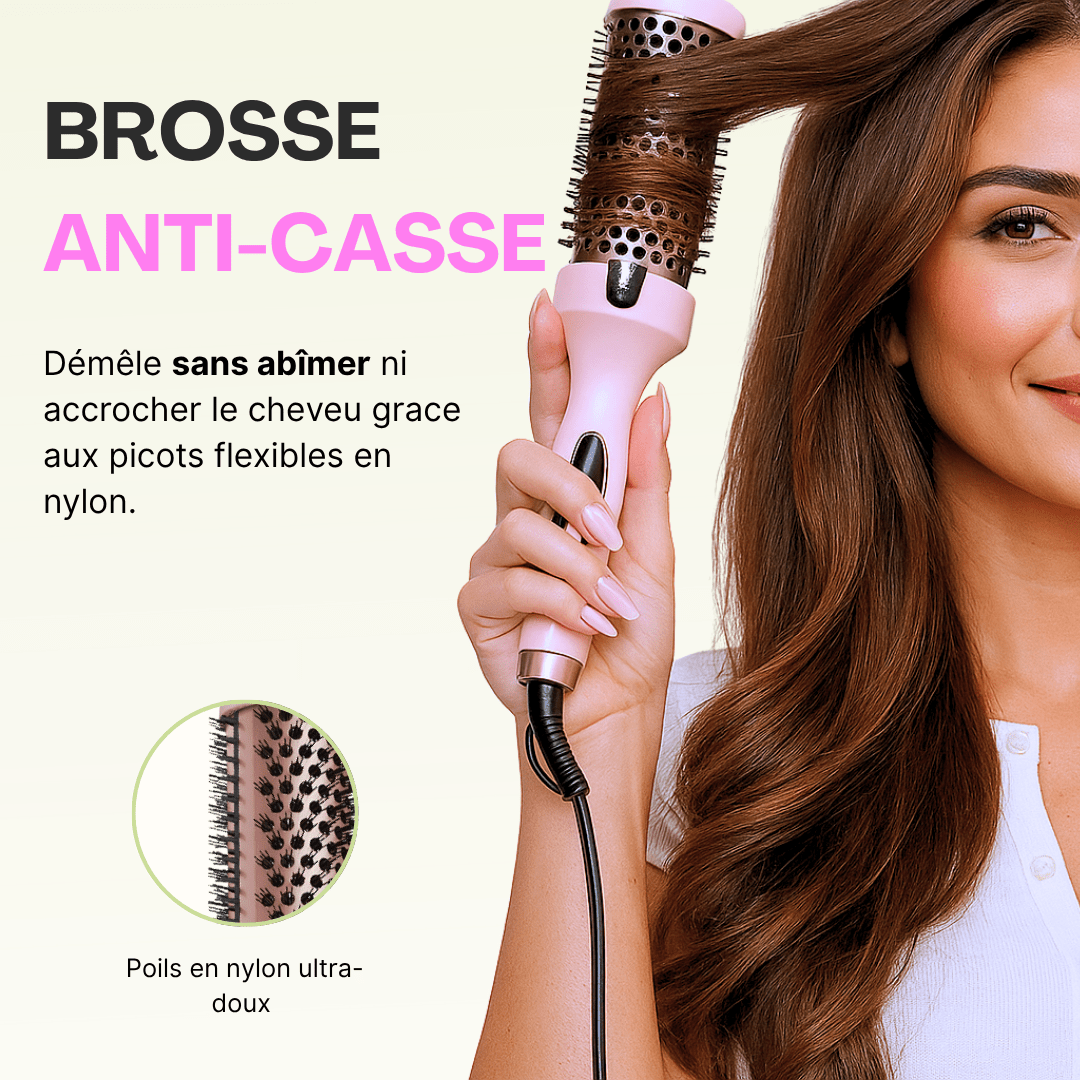 Brosse Chauffante Ionique - Yumiko Hair