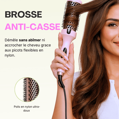 Brosse Chauffante Ionique - Yumiko Hair